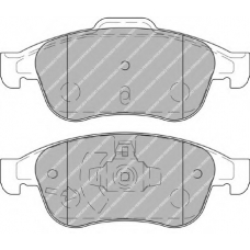 FSL4180 FERODO Комплект тормозных колодок, дисковый тормоз