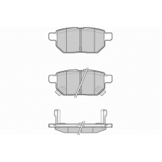 12-1322 E.T.F. Комплект тормозных колодок, дисковый тормоз