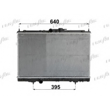 0116.3029 FRIGAIR Радиатор, охлаждение двигателя