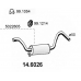 14.6026 ASSO Средний глушитель выхлопных газов