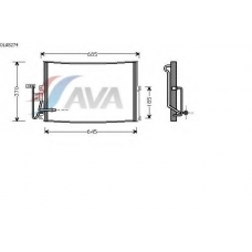 OLA5274 AVA Конденсатор, кондиционер