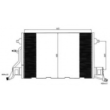 35564 NRF Конденсатор, кондиционер