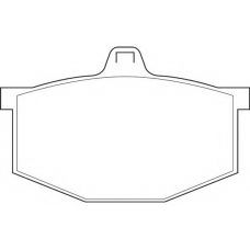 WBP20480A WAGNER LOCKHEED Комплект тормозных колодок, дисковый тормоз