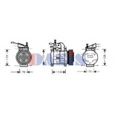 850437N AKS DASIS Компрессор, кондиционер