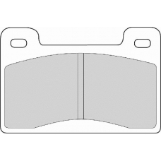 FD6342A NECTO Комплект тормозных колодок, дисковый тормоз