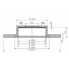 BDC3440 QUINTON HAZELL Тормозной диск