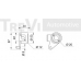 TD1152 TREVI AUTOMOTIVE Натяжной ролик, ремень ГРМ
