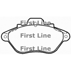 FBP1274 FIRST LINE Комплект тормозных колодок, дисковый тормоз