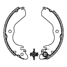 MFR375 MINTEX Комплект тормозных колодок