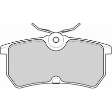 FD6785N NECTO Комплект тормозных колодок, дисковый тормоз
