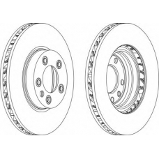 DDF1591C FERODO Тормозной диск