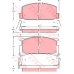 GDB898 TRW Комплект тормозных колодок, дисковый тормоз