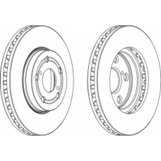 DDF621-1 FERODO Тормозной диск