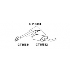 CT15531 VENEPORTE Труба выхлопного газа