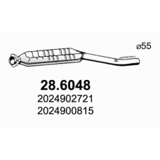 28.6048 ASSO Средний глушитель выхлопных газов