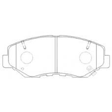 PN-8485 JNBK Колодки тормозные