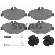 10 91 6452 SWAG Комплект тормозных колодок, дисковый тормоз