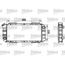 961400 VALEO Радиатор, охлаждение двигателя