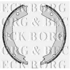 BBS6284 BORG & BECK Комплект тормозных колодок