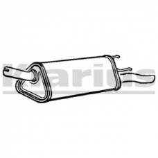 GM117E KLARIUS Глушитель выхлопных газов конечный