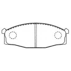 PN-2204 JNBK Колодки тормозные