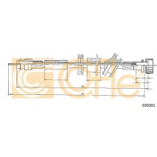 S05001 COFLE Тросик спидометра