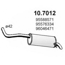 10.7012 ASSO Глушитель выхлопных газов конечный