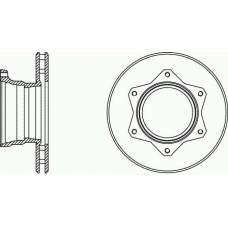 DCA1052.20 REMSA Тормозной диск
