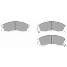 FBP-0923 FREMAX Комплект тормозных колодок, дисковый тормоз