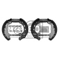 34476 FEBI Комплект тормозных колодок, стояночная тормозная с