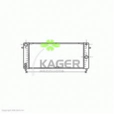 31-2072 KAGER Радиатор, охлаждение двигателя