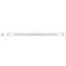 3000 REMKAFLEX Тормозной шланг