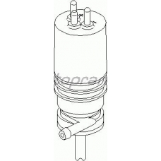 400 119 TOPRAN Водяной насос, система очистки окон