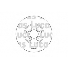 DF2650 TRW Тормозной диск