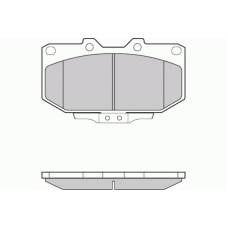 12-1037 E.T.F. Комплект тормозных колодок, дисковый тормоз