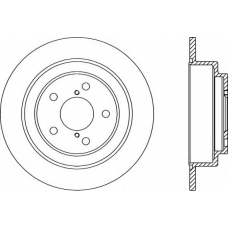 BDA1492.10 OPEN PARTS Тормозной диск