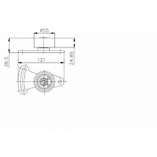 TKR 9882 TIMKEN Натяжной ролик, поликлиновой  ремень