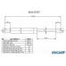 BGS10767 BUGIAD Газовая пружина, крышка багажник