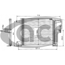 300064 ACR Конденсатор, кондиционер