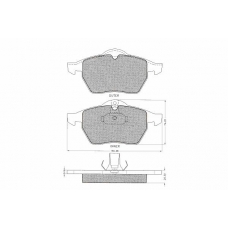 7.436S PEX Комплект тормозных колодок, дисковый тормоз