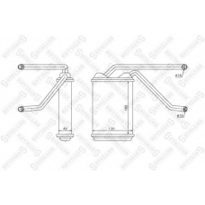 10-35104-SX STELLOX Теплообменник, отопление салона
