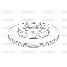 NSA1028.20 WOKING Тормозной диск