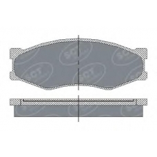 SP 119 SCT Комплект тормозных колодок, дисковый тормоз
