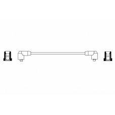 0 986 356 194 BOSCH Провод зажигания