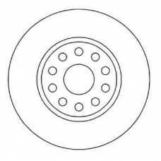 561987BC BENDIX Тормозной диск