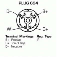 DRA0323 DELCO REMY Генератор