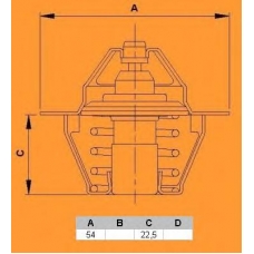 5504.88 CALORSTAT by Vernet Термостат, охлаждающая жидкость