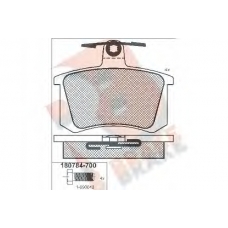 RB0784-700 R BRAKE Комплект тормозных колодок, дисковый тормоз