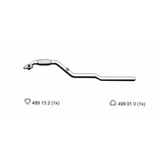 053433 ERNST Труба выхлопного газа