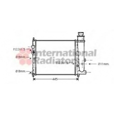 60402073 SCHLIECKMANN Радиатор, охлаждение двигателя